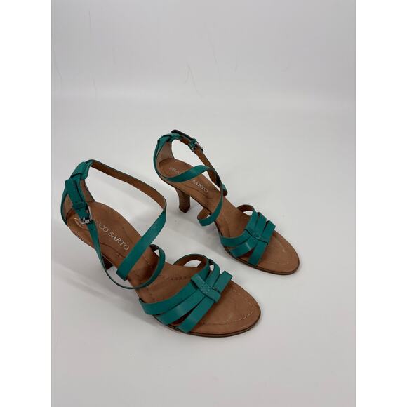 Franco Sarto Shoes - Franco Sarto Teal Sandals (SB8)